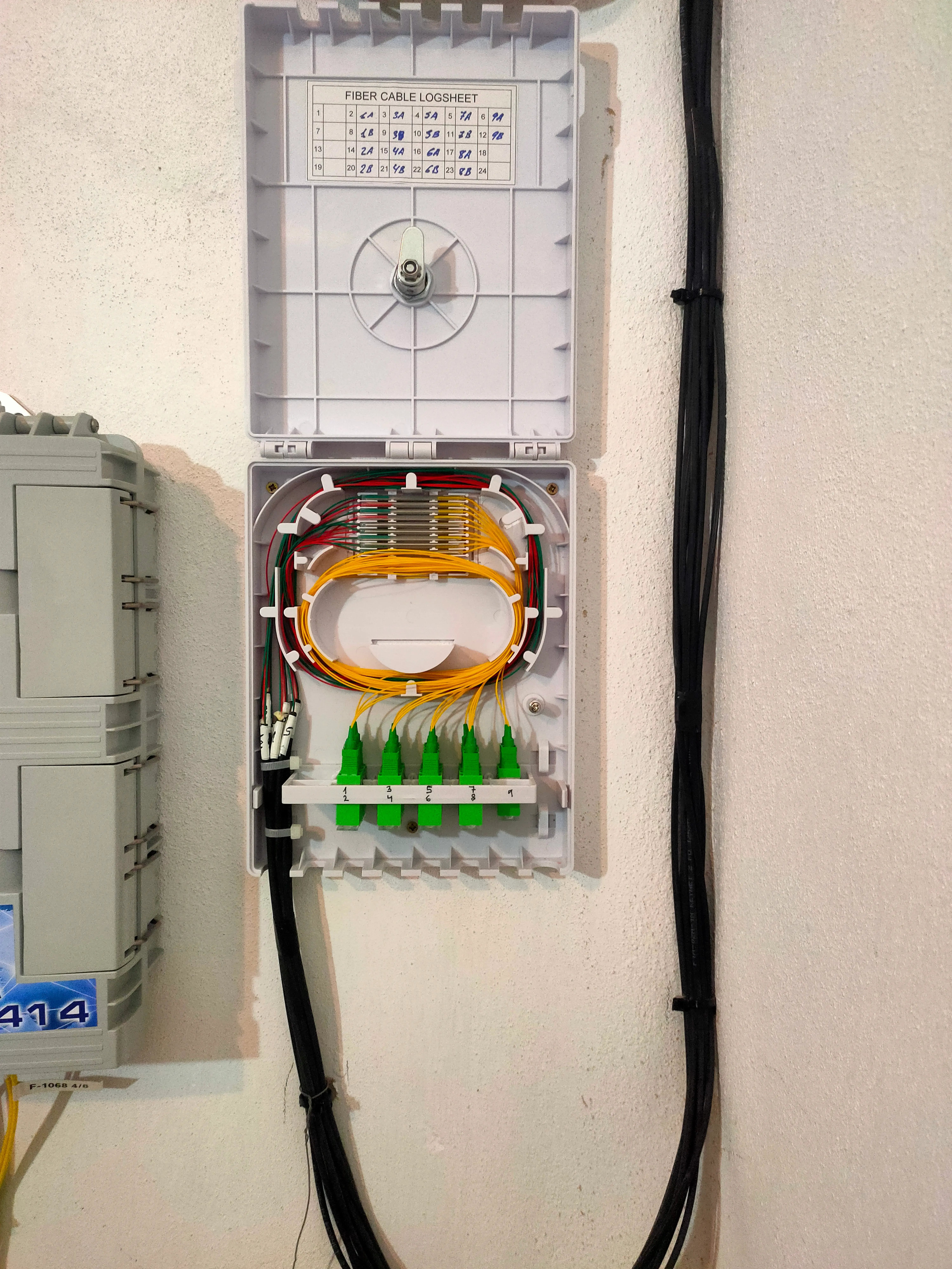 TODO: descripción de "Instalación de fibra óptica"