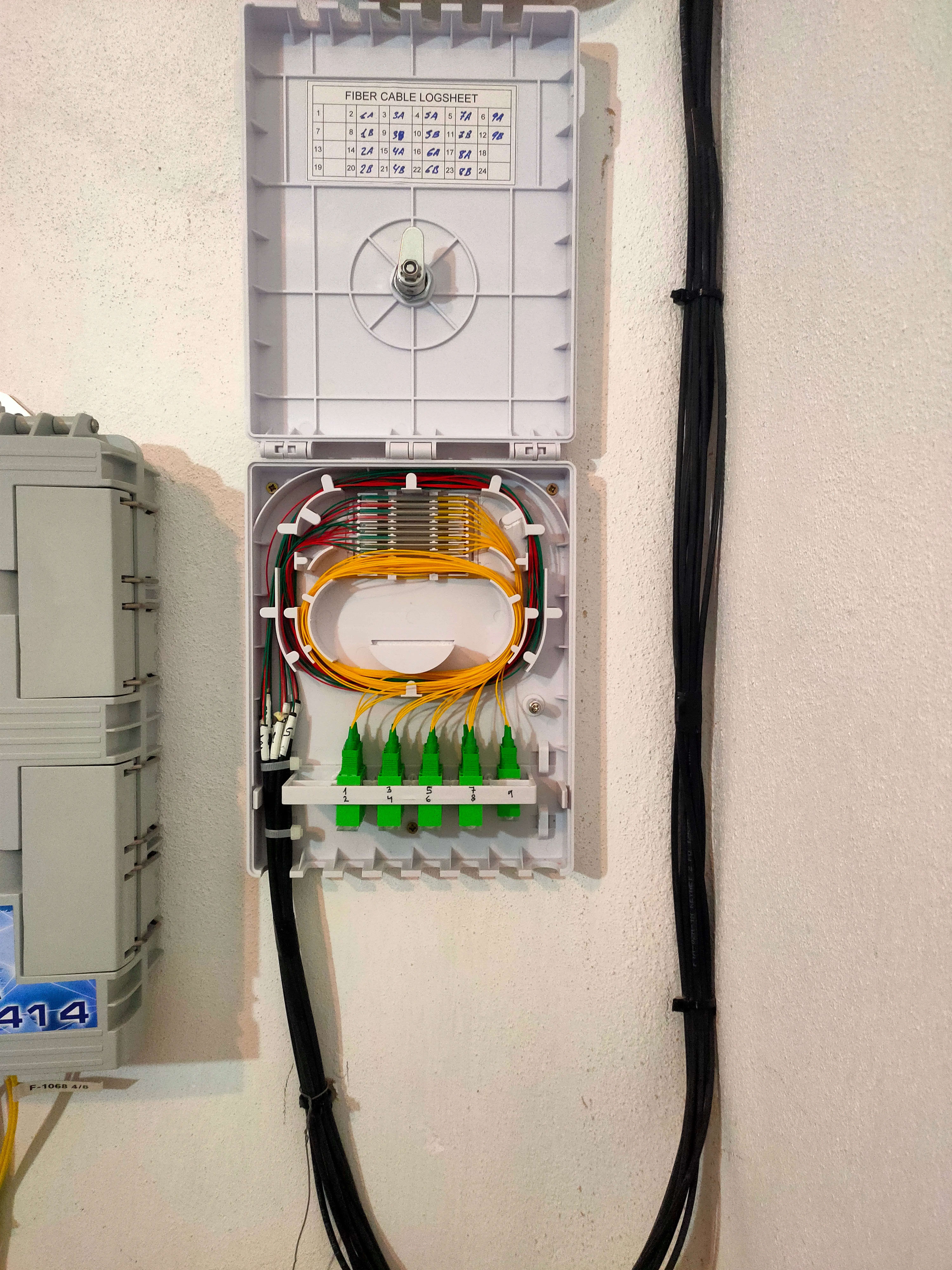 TODO: descripción de "Instalación de fibra óptica"